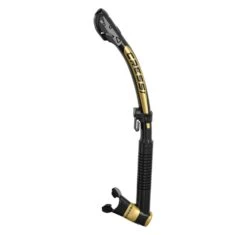Cressi Itaca Ultra Dry Snorkel -Fishing Gear Sale Cressi Itaca Ultra Dry Snorkel Black Gold