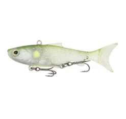 Samaki Vibelicious Thumpertail Soft Vibes -Fishing Gear Sale Samaki Vibelicious Thumpertail Lime Crush