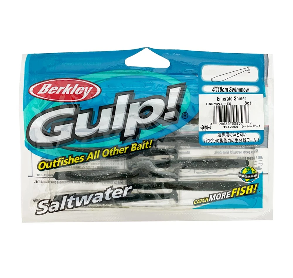 Berkley Gulp Swimmow 4" Soft Plastics 3 Berkley Gulp Swimmow 4" Soft Plastics