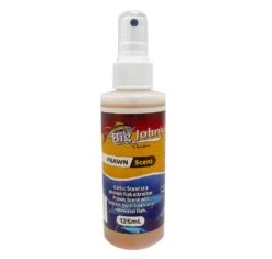 Big Johns Fish Attractant Spray 125ml -Fishing Gear Sale big johns prawn scent fish attractant spray 125ml