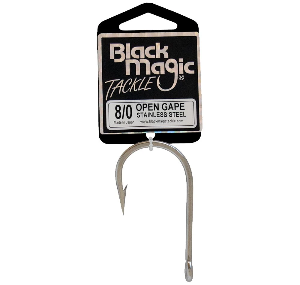 Black Magic Open Gape Game Hook 5 Black Magic Open Gape Game Hook - Image 3