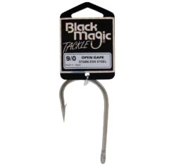 Black Magic Open Gape Game Hook 12 Black Magic Open Gape Game Hook -Fishing Gear Sale black magic open gape game hook 9 wgh9