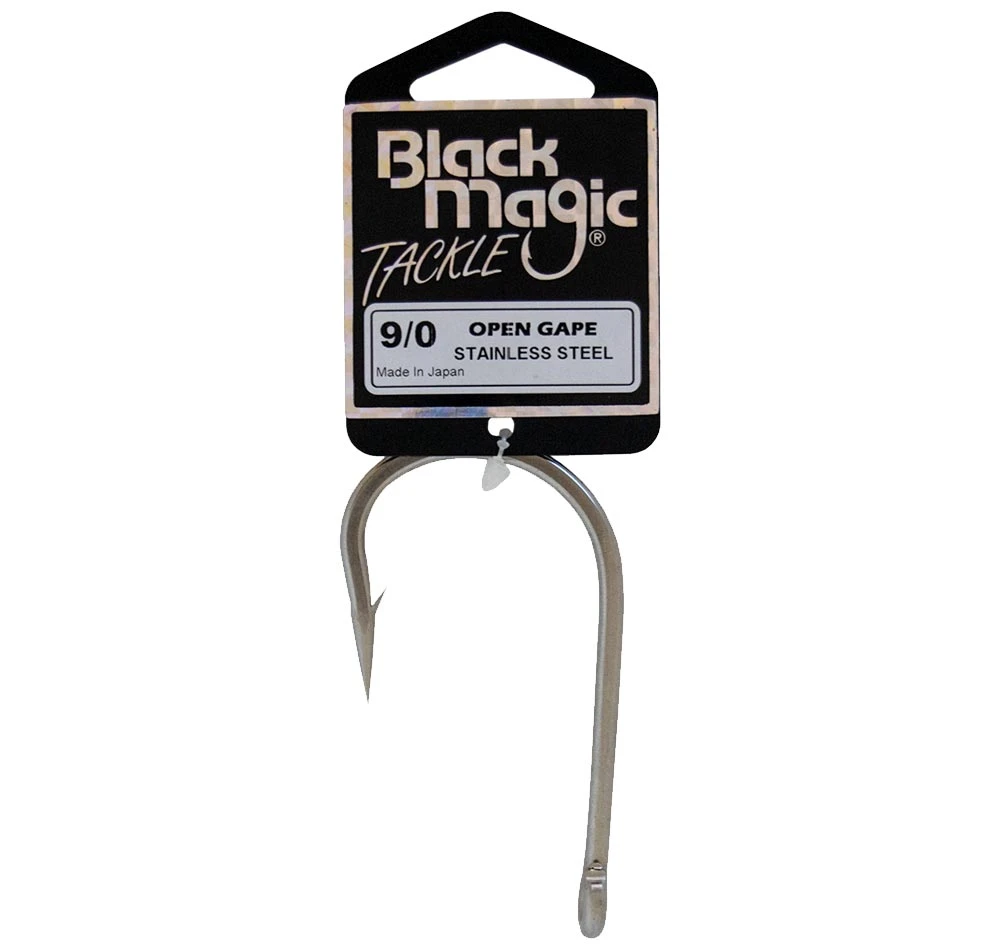 Black Magic Open Gape Game Hook 6 Black Magic Open Gape Game Hook - Image 4