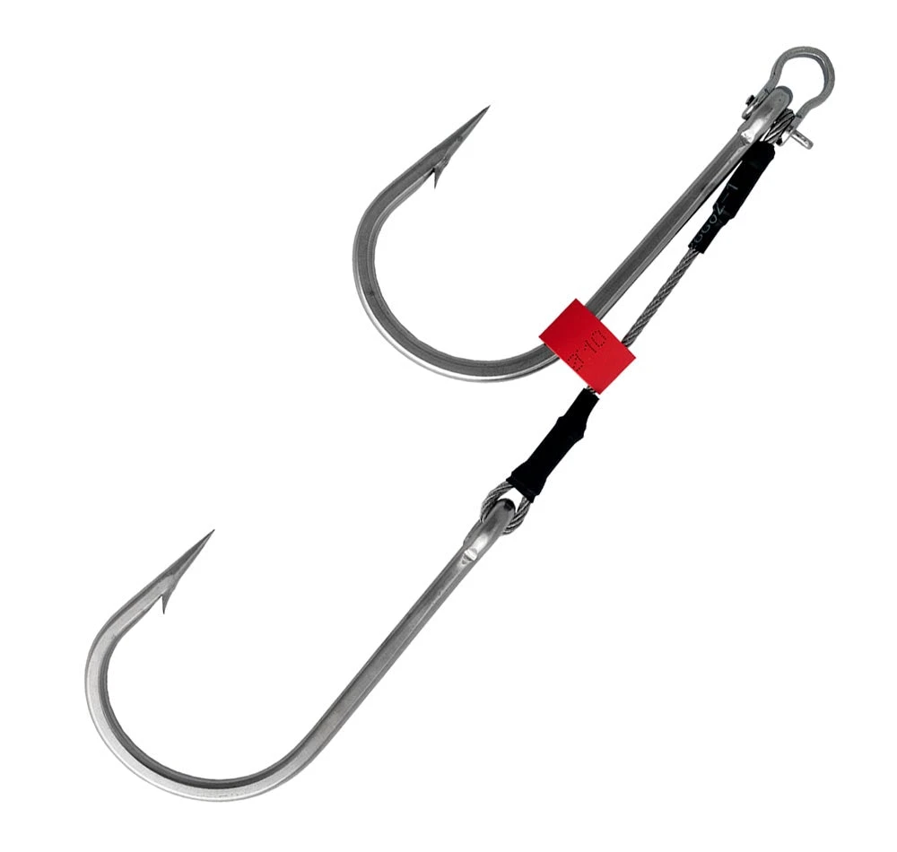 Black Magic Open Gape Twin Hook Shackle Rig 3 Black Magic Open Gape Twin Hook Shackle Rig