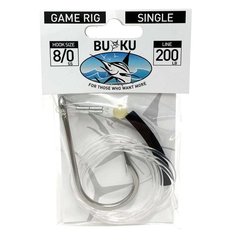 Buku Single Hook Game Rig 3 Buku Single Hook Game Rig