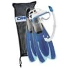 Cressi Agua Fins + Onda Mask + Mexico Snorkel Set Blue -Fishing Gear Sale cressi agua onda mexico set blue