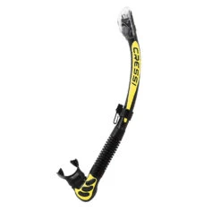 Cressi Alpha Ultra Dry Snorkel -Fishing Gear Sale cressi alpha ultra dry snorkel colour black yellow