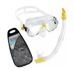 Cressi Marea Dry Mask & Snorkel Sets -Fishing Gear Sale cressi marea vip adult set yellow 1 1