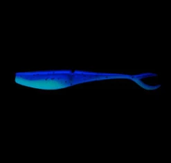Daiwa Bait Junkie Jerkshad Soft Plastics -Fishing Gear Sale daiwa bait junkie 5 jerkshad col pilchard glow under uv light