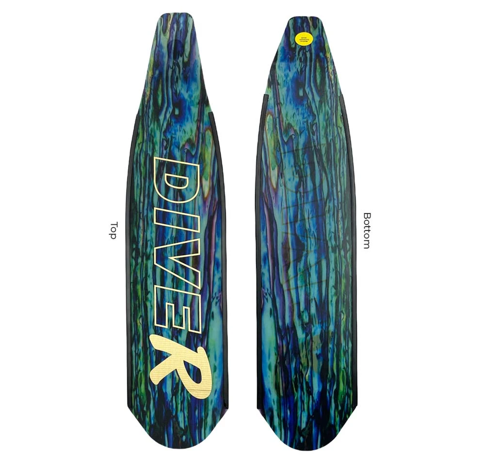 DiveR Carbon Paua Fin Blades 3 DiveR Carbon Paua Fin Blades