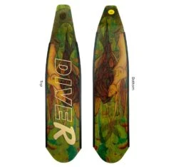 DiveR Composite Green Mermaid Fin Blades