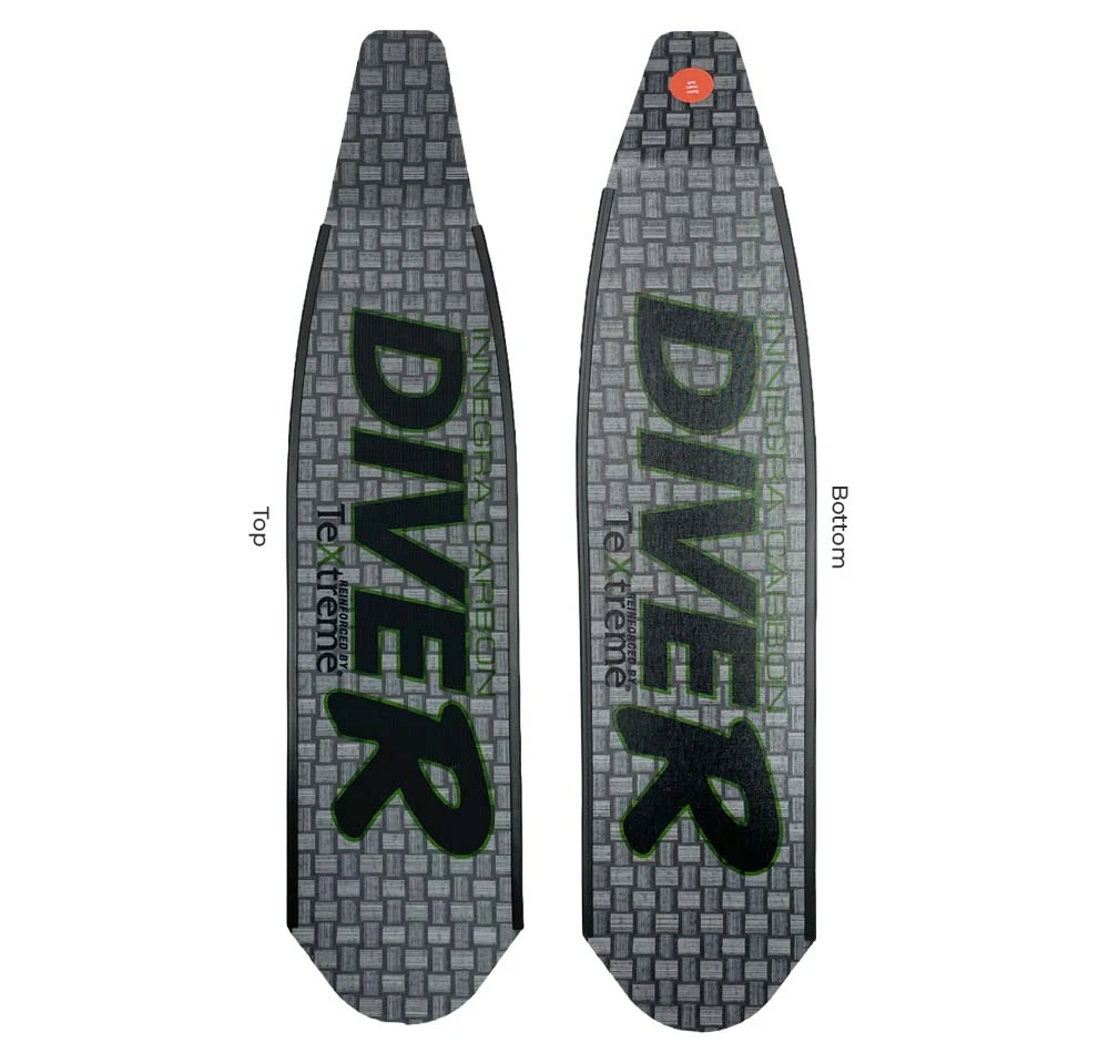 DiveR Innegra Grey Medium Fin Blades 3 DiveR Innegra Grey Medium Fin Blades