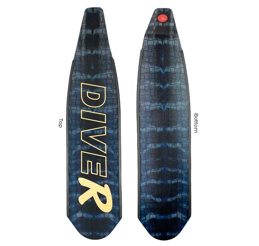 DiveR Innegra Carbon Wahoo Soft Fin Blades 3 DiveR Innegra Carbon Wahoo Soft Fin Blades