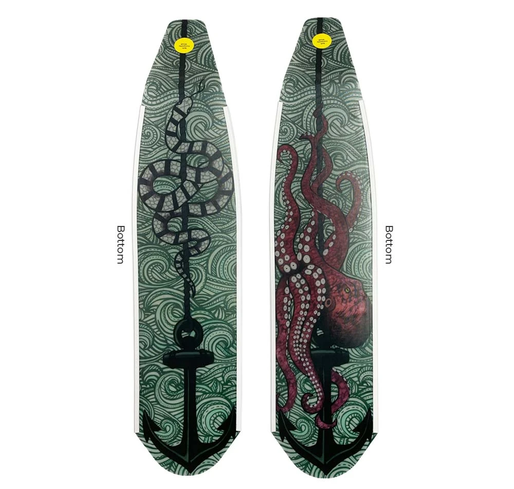 DiveR Composite Octopus Anchor Soft Fin Blades 3 DiveR Composite Octopus Anchor Soft Fin Blades