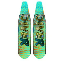 DiveR Composite Orange Parrot Fin Blades