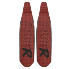 DiveR Innegra Carbon Red Medium Fin Blades