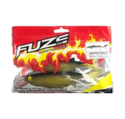 Fuze Cod Soft Plastics Pack -Fishing Gear Sale fuze seaducer mullet 150mm col swamp dog 3 1