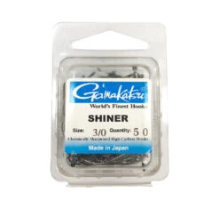 Gamakatsu Shiner Hooks 50pk 10 Gamakatsu Shiner Hooks 50pk -Fishing Gear Sale gamakatsu shiner hooks 50 pk size 3 0