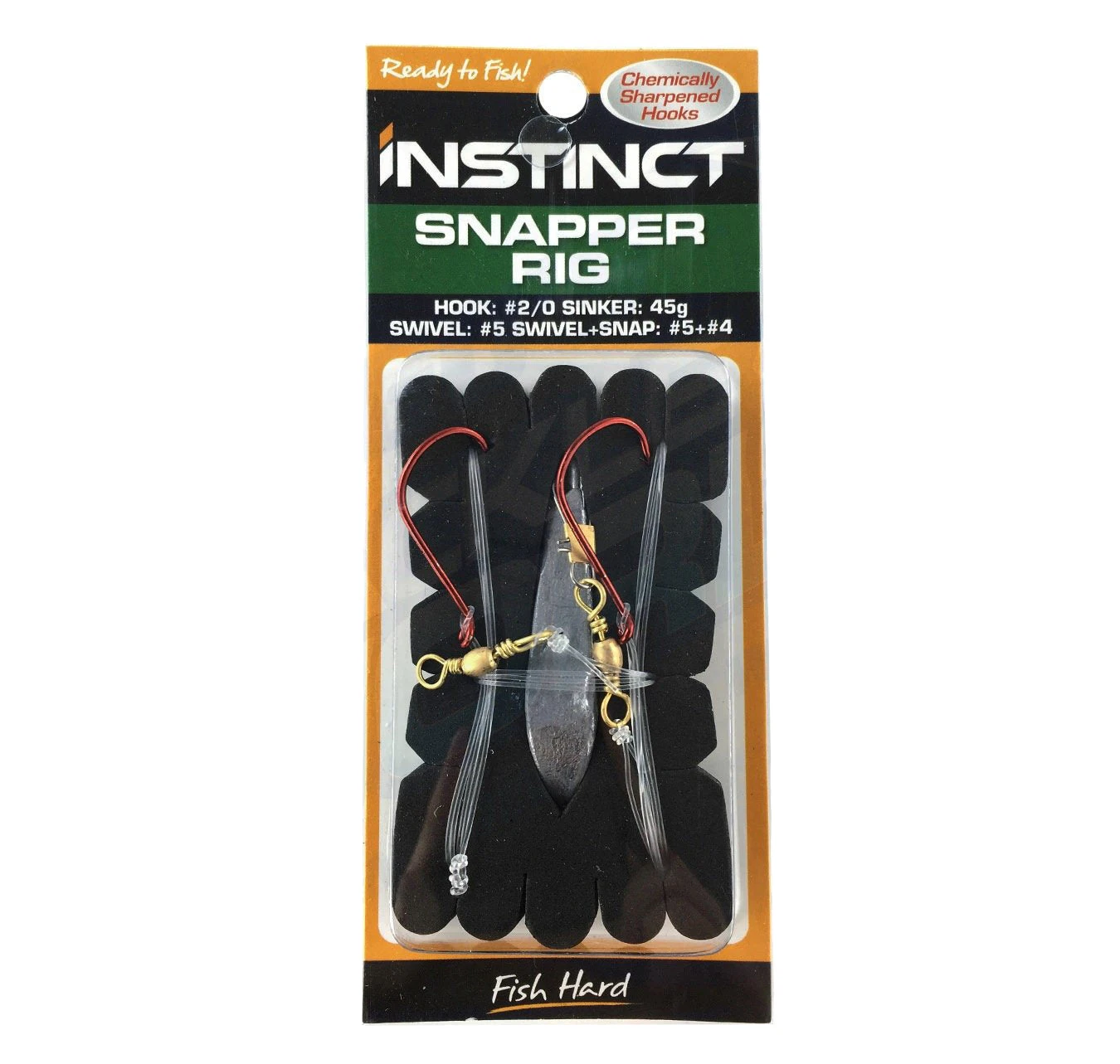 Instinct Snapper Rig Size 2/0 3 Instinct Snapper Rig Size 2/0