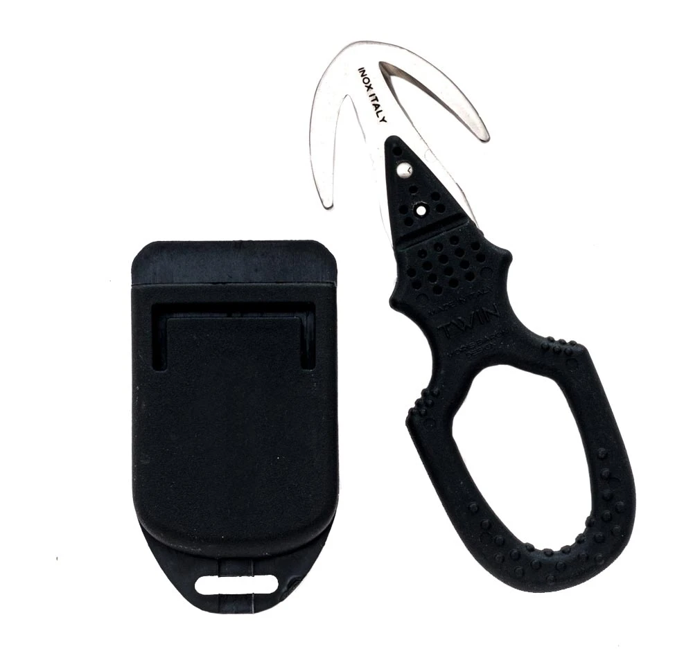 MAC Coltellerie Twin Rescue Blade TS09 Black 3 MAC Coltellerie Twin Rescue Blade TS09 Black