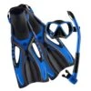 Ocean Pro Ceduna Mask, Fin & Snorkel Set -Fishing Gear Sale ocean pro ceduna mask snorkel fin set blue black