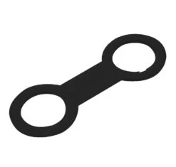 Ocean Pro Silicone Snorkel Keeper -Fishing Gear Sale ocean pro silicone snorkel keeper colour black