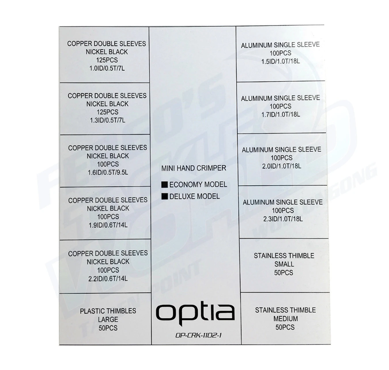 Optia Rigging Kit With Delux Crimpers 5 Optia Rigging Kit With Delux Crimpers - Image 3