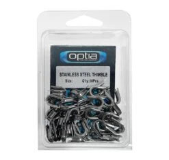 Optia Stainless Steel Thimbles Qty 50 Size Small