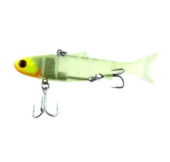 Samaki Vibelicious Thumpertail Soft Vibes -Fishing Gear Sale samaki thumpertail 125mm lure col chartruese uv head