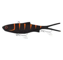 Samaki Vibelicious Fork Tail Soft Vibe -Fishing Gear Sale samaki vibelicious fork tail soft vibe colour black snake orange uv