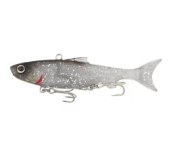 Samaki Vibelicious Thumpertail Soft Vibes -Fishing Gear Sale samaki vibelicious thumper 70mm col silver glitter 3
