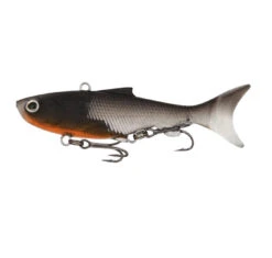 Samaki Vibelicious Thumpertail Soft Vibes -Fishing Gear Sale samaki vibleicious thimpertail 70mm col smokin orange 1 6