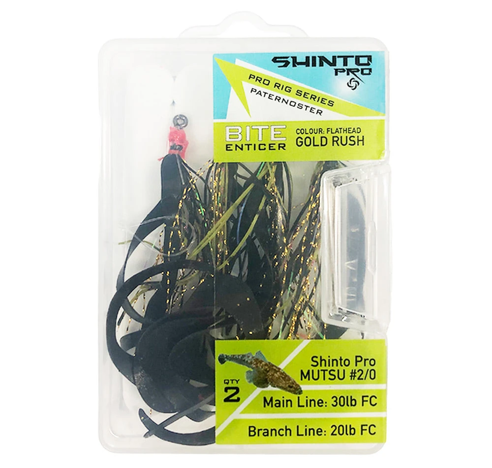 Shinto Pro Bite Enticer Paternoster Mutsu Circle Rig 2pk Size 2/0 5 Shinto Pro Bite Enticer Paternoster Mutsu Circle Rig 2pk Size 2/0 - Image 3