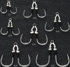 Shout Short Double Kudako Assist Hooks 5 Shout Short Double Kudako Assist Hooks -Fishing Gear Sale shout short double kudako assist hook size comparison