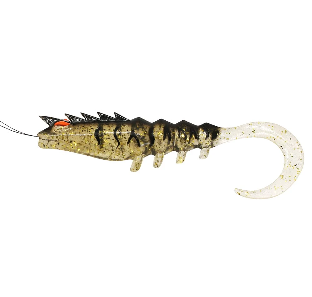 Squidgies Pro Range Prawn Wriggler Tail Soft Plastics 5 Squidgies Pro Range Prawn Wriggler Tail Soft Plastics - Image 3