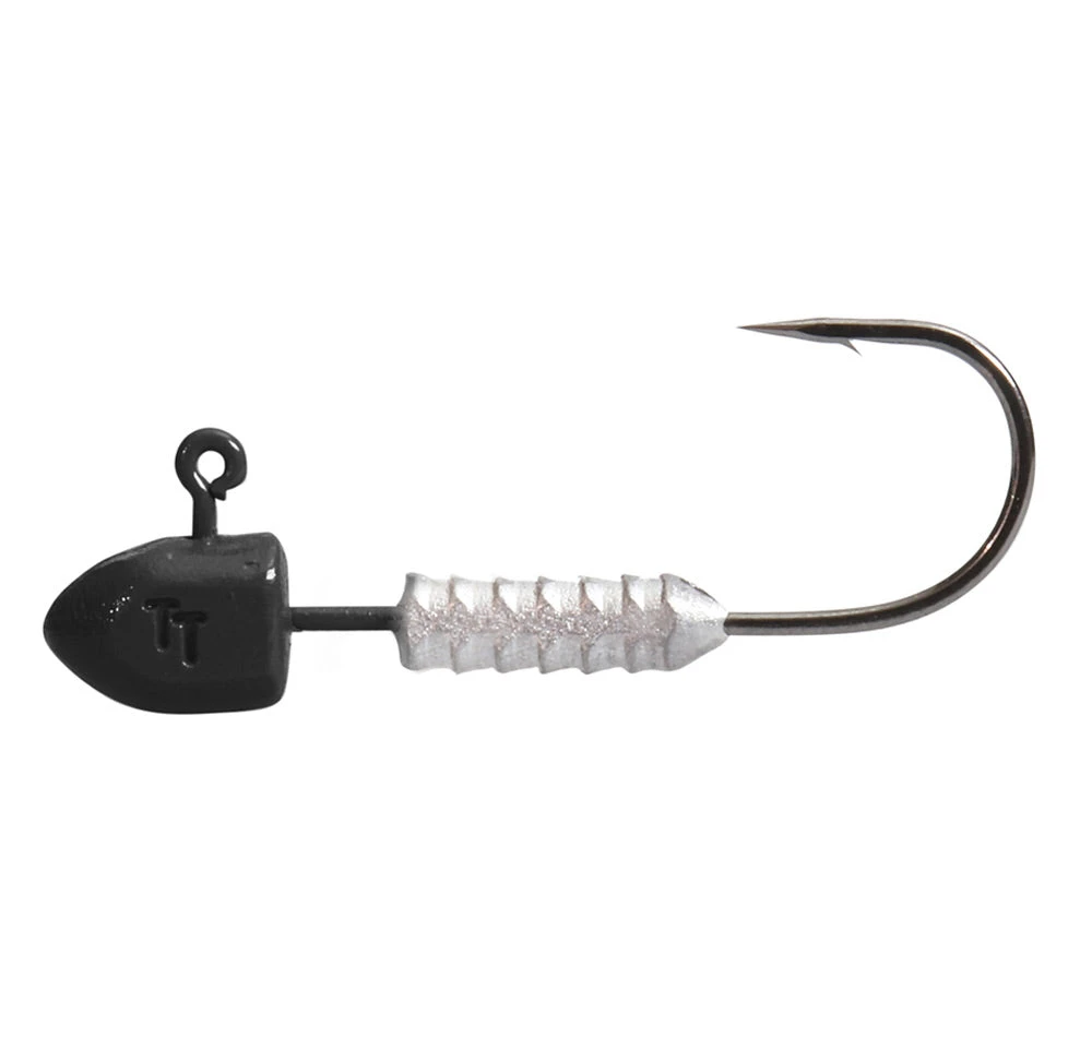 TT HeadlockZ Finesse UV Jig Heads Black 3 TT HeadlockZ Finesse UV Jig Heads Black
