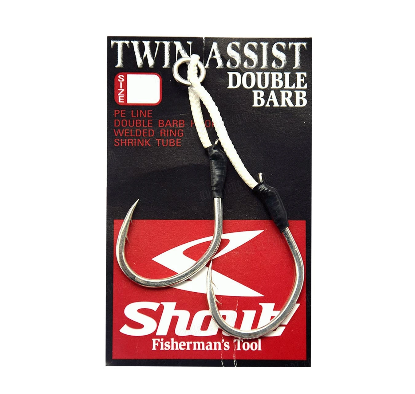Shout Double Barb Twin Assist Hooks 6 Shout Double Barb Twin Assist Hooks - Image 4