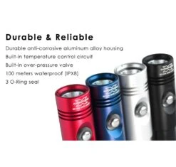 X Adventurer M1200 LED Torch 13 X Adventurer M1200 LED Torch -Fishing Gear Sale x adventurer m1200 led underwater torch durability specs