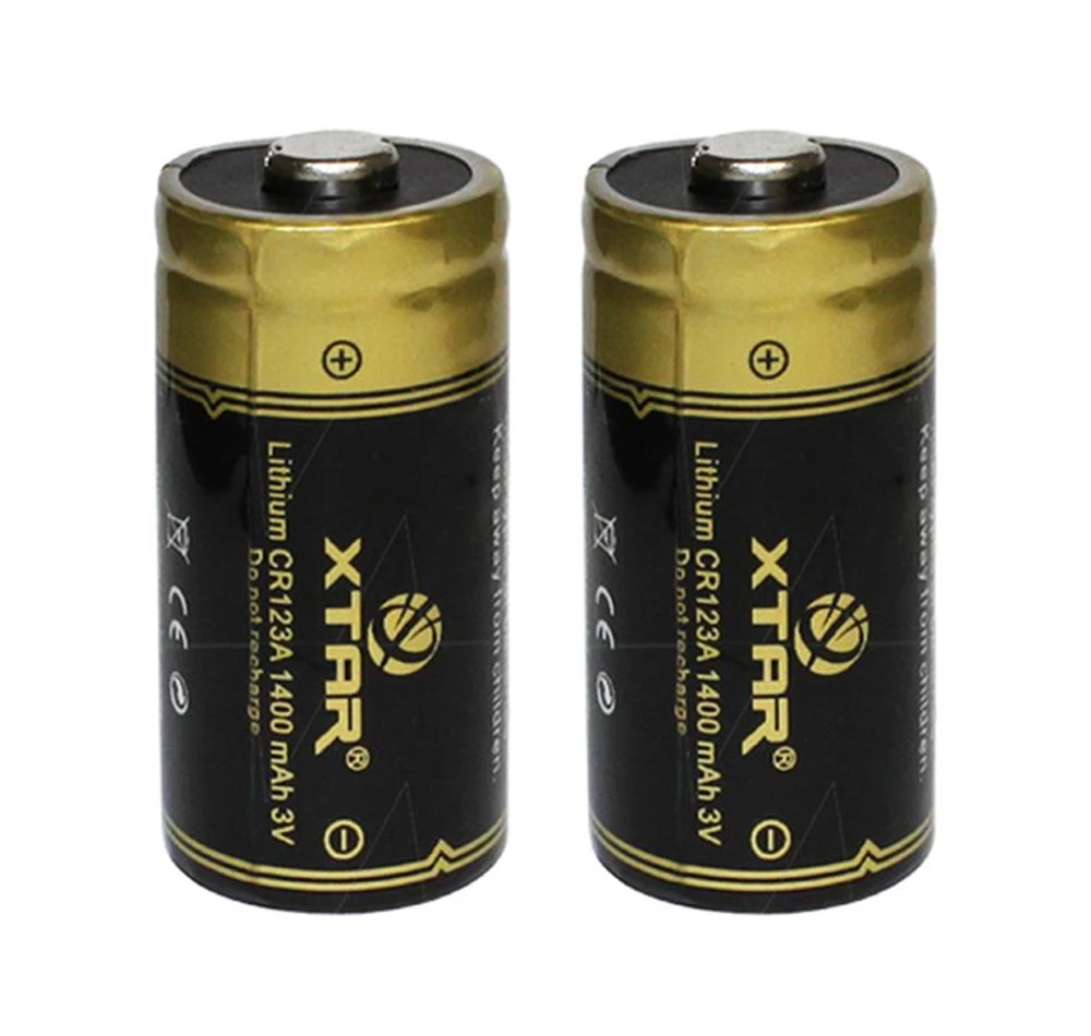 XTAR CR123A Lithium Battery 2 Pack 3 XTAR CR123A Lithium Battery 2 Pack