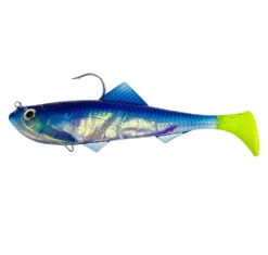 Z-Man ZMan FlashBack Paddle Tail 8" Soft Plastics -Fishing Gear Sale zman flashback paddle tail 8 soft plastics blue back